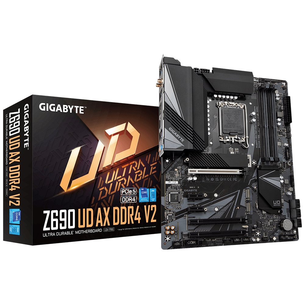 Mainboard Gigabyte Z690 UD ( 4 khe ram ) (DDR4, LGA1700, Mainboard GIGABYTE, ATX, 4 khe)