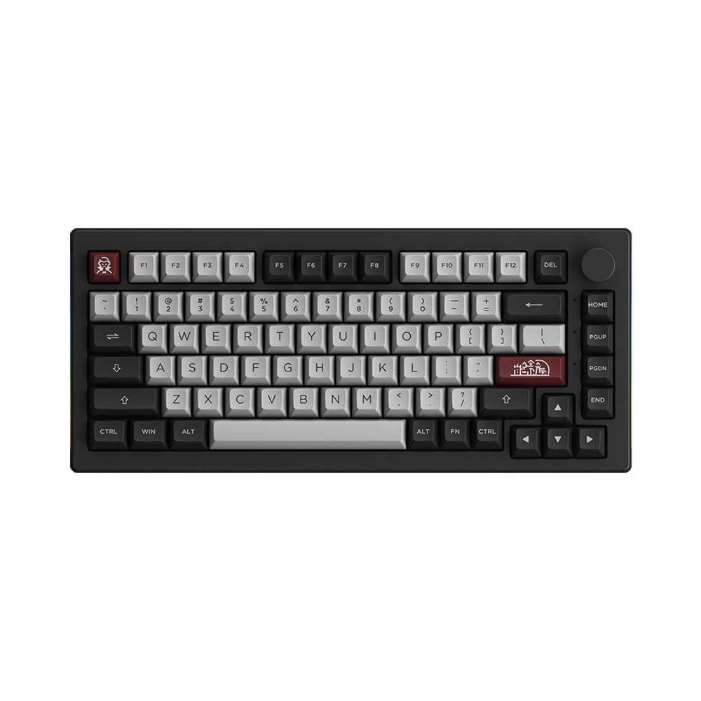 Bàn phím Cơ AKKO 5075B Plus Dracula Caslte(Akko switch v3 - Cream Yellow) - Ảnh 2