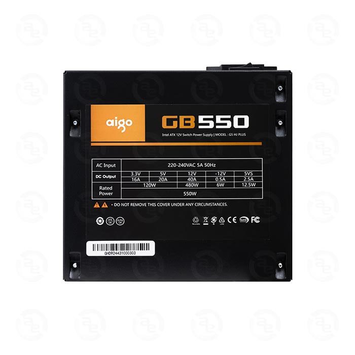 Nguồn máy tính AIGO Bronze GB550 - 550w (80 Plus Bronze/Màu Đen) - Ảnh 3
