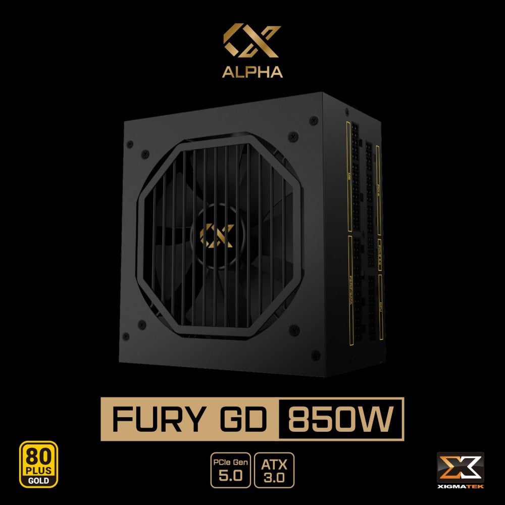 Nguồn Xigmatek FURY GD 850 EN40740 - 850w (80 Plus Gold, Full modular, PCIe 5.0) - Ảnh 2