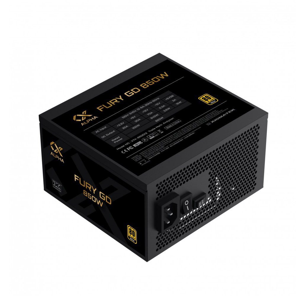Nguồn Xigmatek FURY GD 850 EN40740 - 850w (80 Plus Gold, Full modular, PCIe 5.0) - Ảnh 3