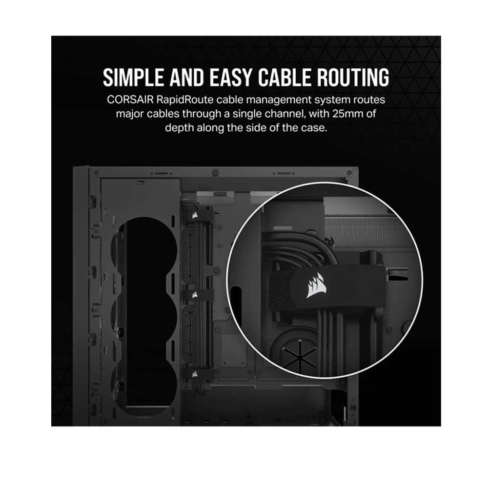 Vỏ Case Máy Tính Corsair 5000D AIRFLOW CORE Black CC-9011261-WW - Ảnh 3