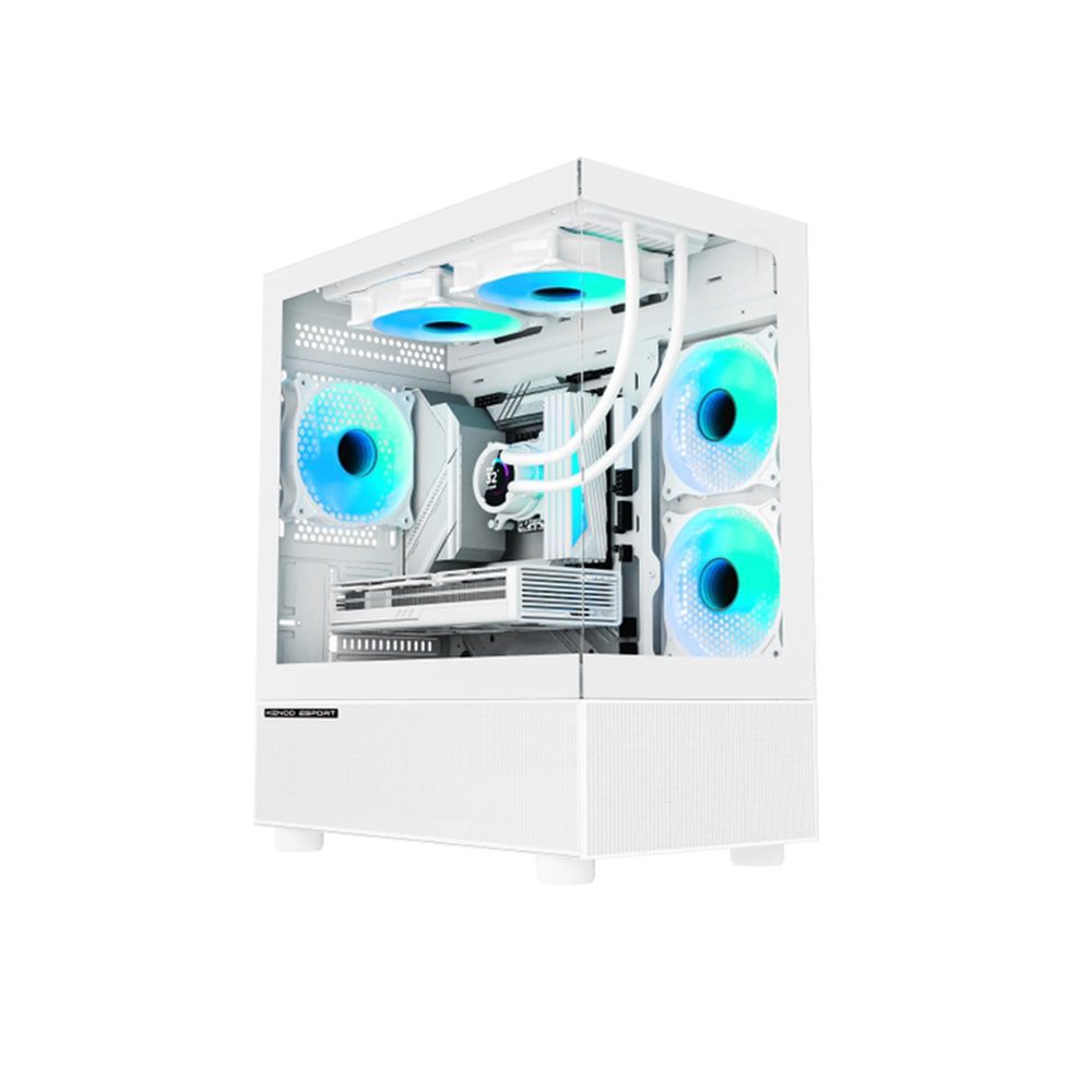 Vỏ Case KENOO ESPORT MK200 White ( Matx, Màu Trắng) - Case Bể Cá