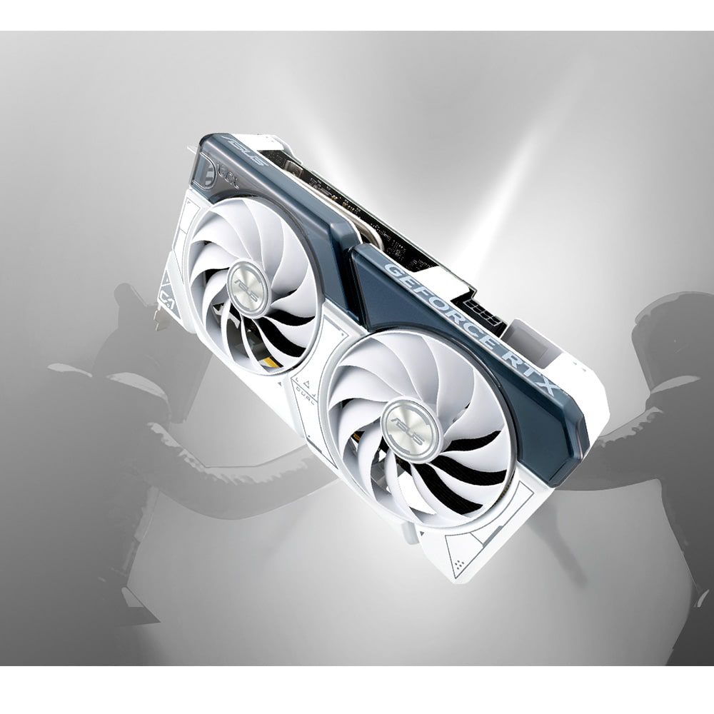 VGA Asus DUAL RTX 4060 OC 8GB White (DUAL-RTX4060-O8G-WHITE) - Ảnh 2