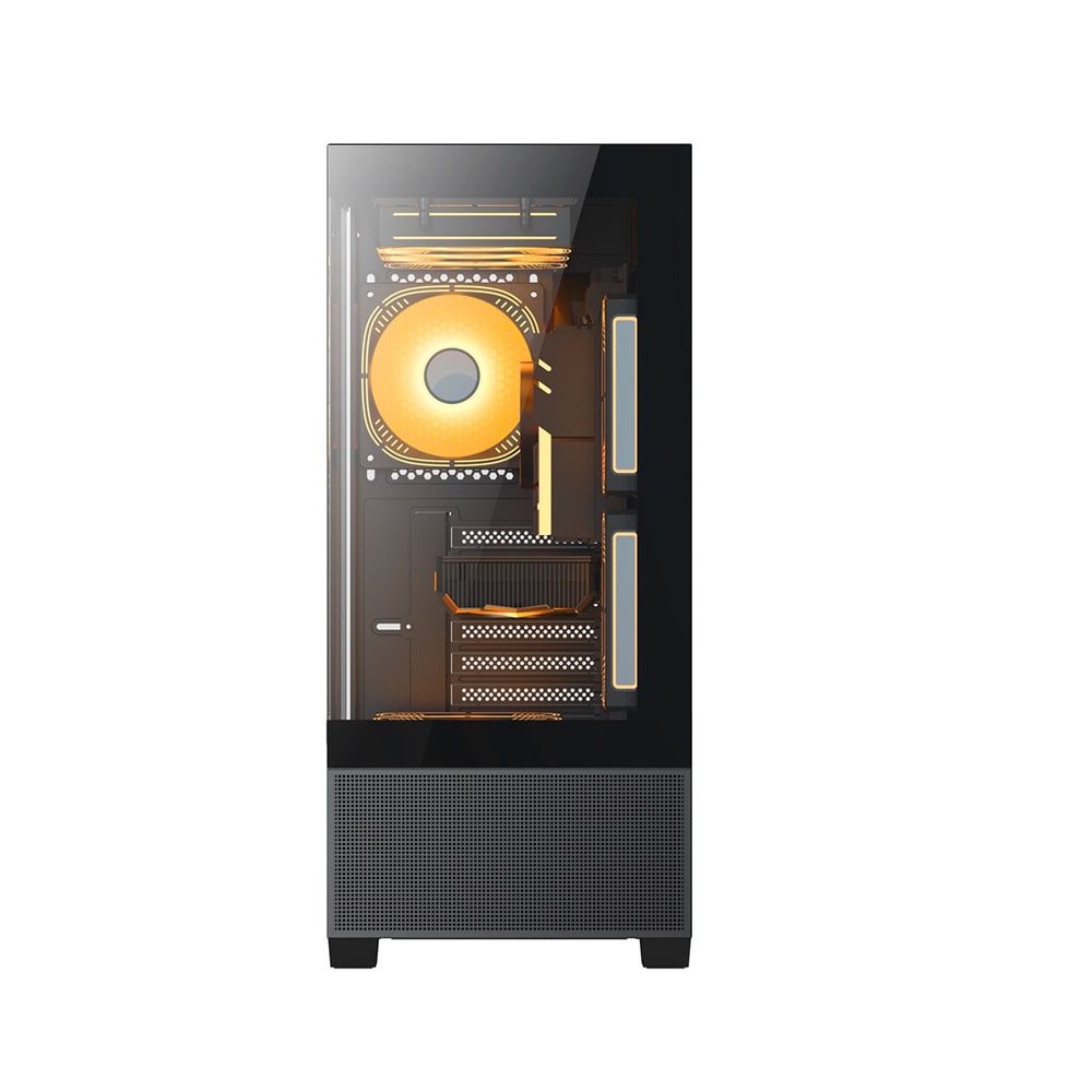 Vỏ Case KENOO ESPORT AK400 - Màu Đen (EATX, Case Bể Cá) - Ảnh 2