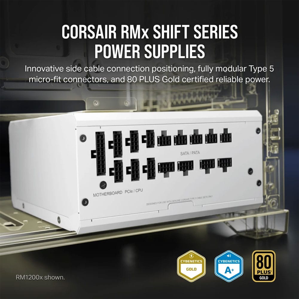 Nguồn máy tính Corsair RM750x Shift White (ATX 3.1, PCIe 5.1, 80 Plus Gold, Full Modul) CP-9020273-NA - Ảnh 3