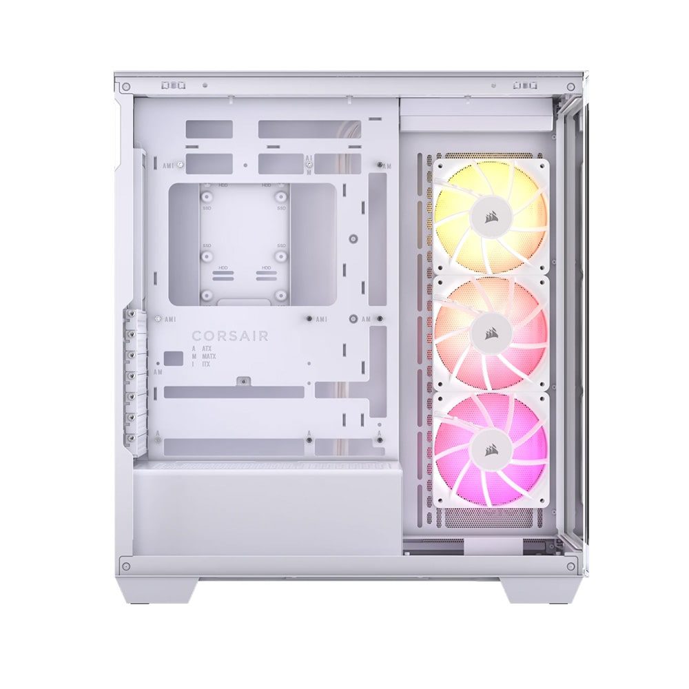 Vỏ máy tính Corsair 3500X RGB Tempered Glass (Mid-Tower, White) CC-9011279-WW - Ảnh 3
