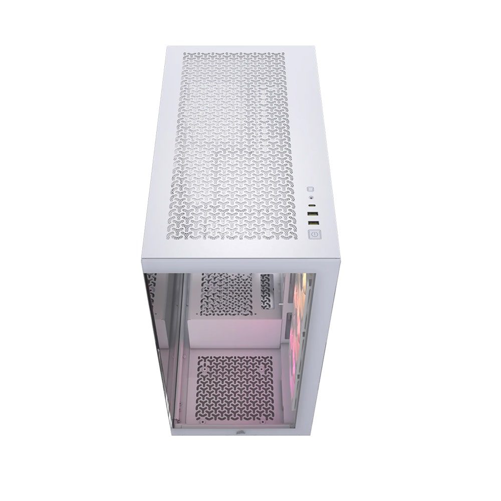 Vỏ máy tính Corsair 3500X RGB Tempered Glass (Mid-Tower, White) CC-9011279-WW - Ảnh 2