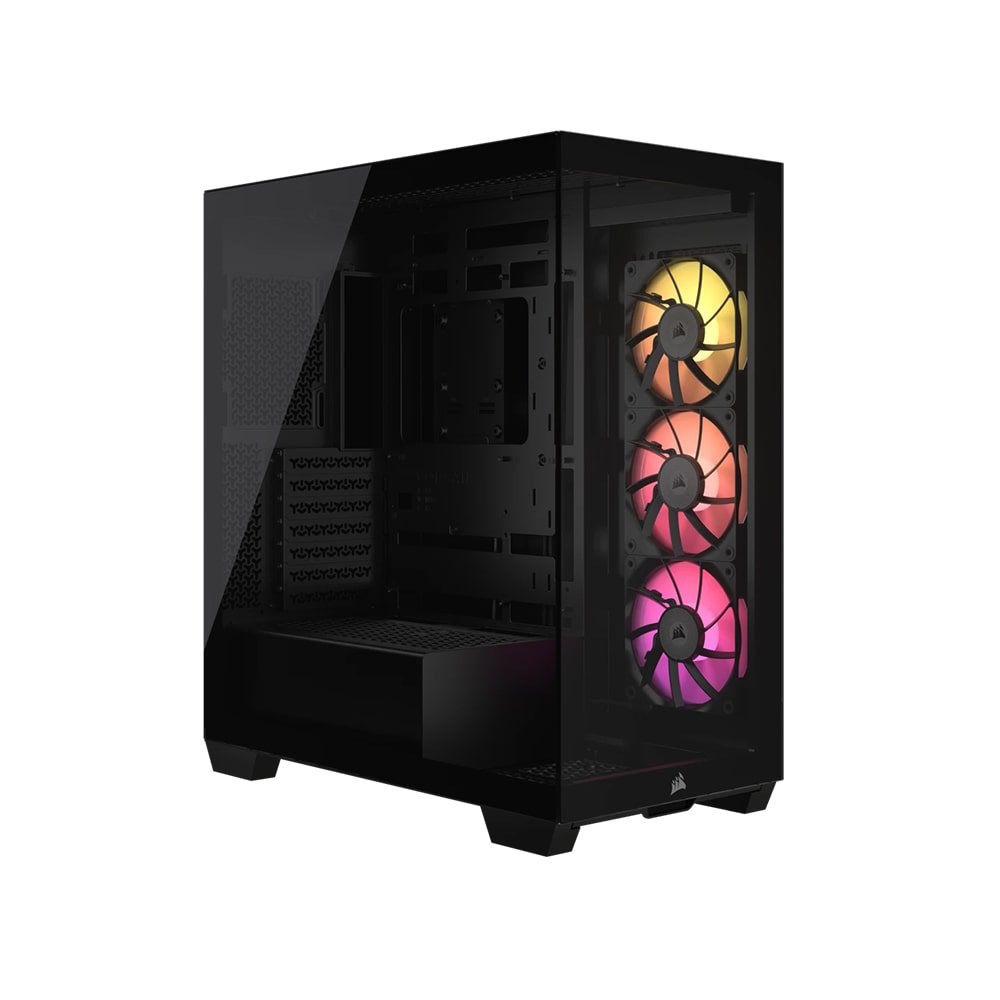 Vỏ máy tính Corsair iCUE LINK 3500X RGB Tempered (Glass Mid-Tower, Black) CC-9011280-WW